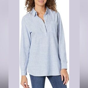 ✨3/$20✨ Goodthreads Lightweight Cotton Long Sleeve Striped Tunic